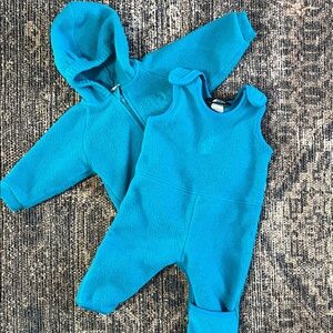 MEC Vintage Blue Fleece Two Piece Set